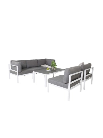 ebuy24 Lounge-Set Copacabana 2-teilig Weiß 70 x 120 cm