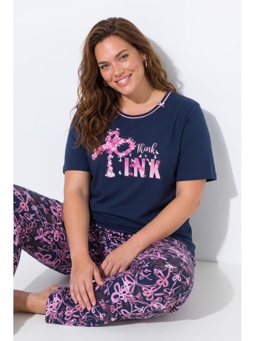 Ulla Popken Pyjama in nachtblau