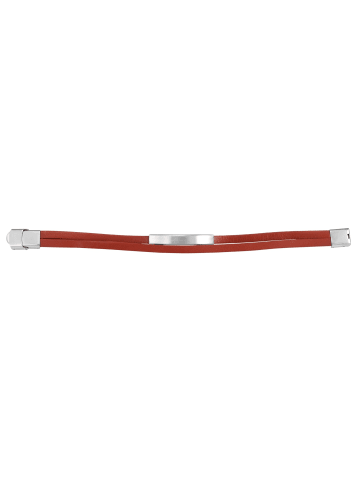 Adeliás Unisex Armband aus Leder 21 cm in braun