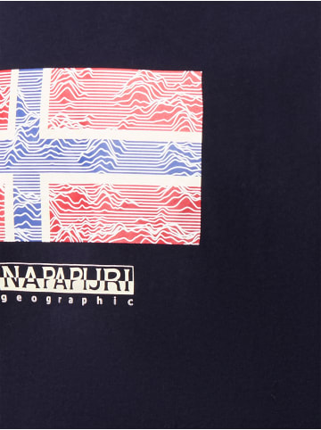 Napapijri T-Shirt Drapeau in marine