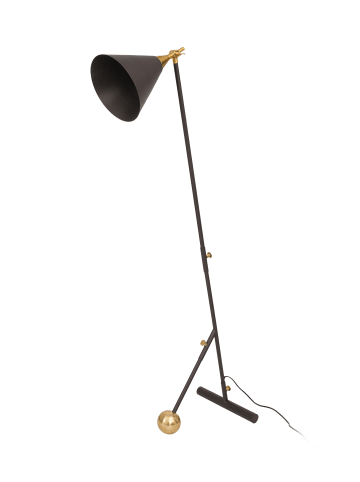 Kayoom Stehlampe Celeste 225 in schwarz - gold