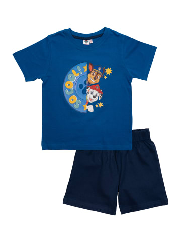 United Labels Paw Patrol Schlafanzug - So Cool kurzarm in blau