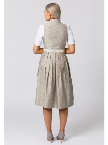 Stockerpoint Midi Dirndl "Claire" in taupe