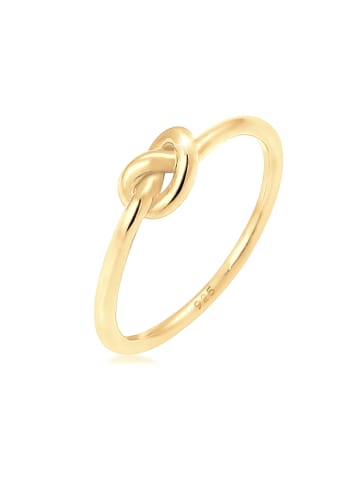 Elli Ring 925 Sterling Silber Knoten in Gold