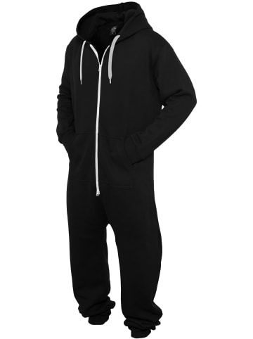 Urban Classics Urban Classics Herren Sweat Jumpsuit in blk/wht