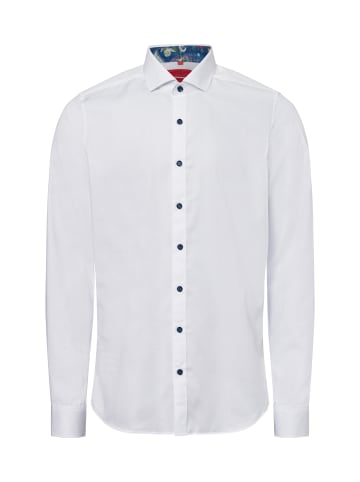 Finshley & Harding Hemd in weiß marine