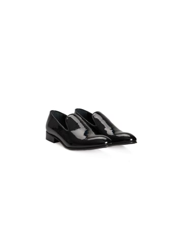 Roberto Pepe Luxury Schwarz Kalbsleder Herren Loafer