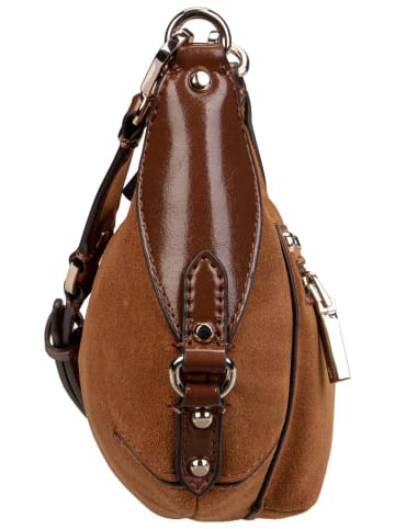 Guess Bodybag Marsha Mini Crossbody in Cognac