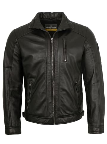redpoint Lederjacke Lammnappa in Schwarz