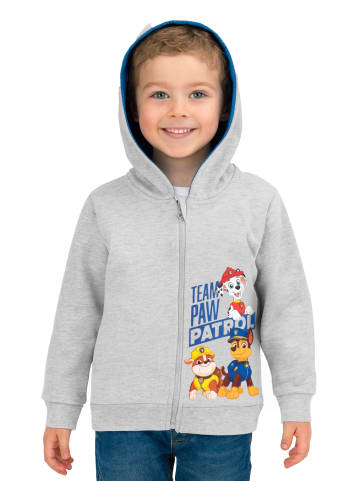 Paw Patrol Paw Patrol Kapuzenpullover mit Reißverschluss  Sweatjacke in grau