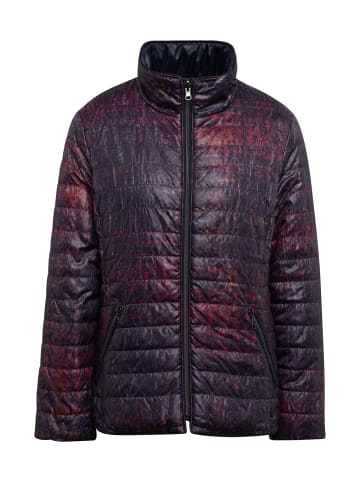 GOLDNER Kurzgröße:  Leicht wattierte Jacke mit effektvollem Druck in pink / schwarz / gemustert