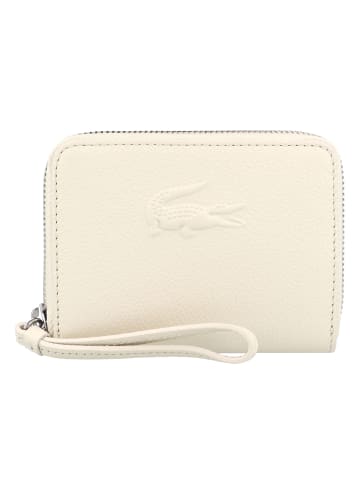 Lacoste City Court Geldbörse RFID Schutz Leder 11.5 cm in bone white