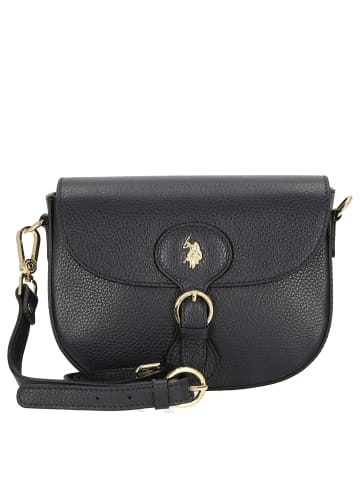 U.S. Polo Assn. Arlington - Umhängetasche Leder 23 cm in navy