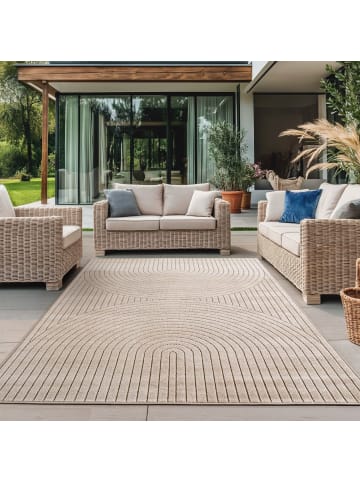Kurzflor Teppich Joy 1400, rechteckig - Beige