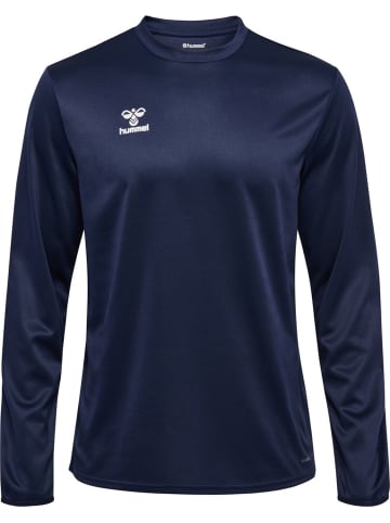 Hummel Hoodie "Hmlessential Sweatshirt" in Blau