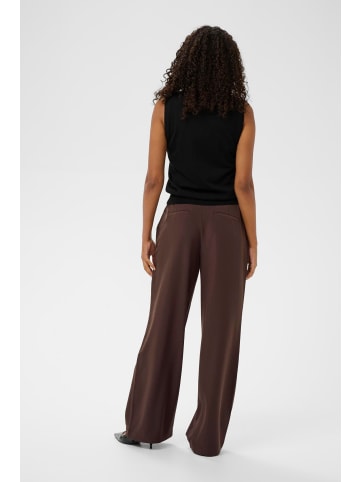 Kaffe Casual Hose KAbeatrice Regular fit in Seal Brown