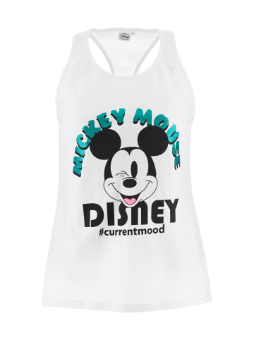 Disney Mickey Mouse Top ärmellos von Mickey Mouse in Weiß