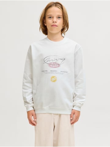 JACK & JONES Junior Sweatshirt in Cloud Dancer