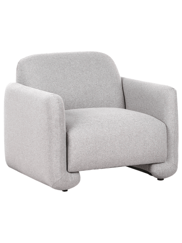 Beliani Sessel SALAND in Grau - (W) 92 x (H) 82 x (L) 82 cm