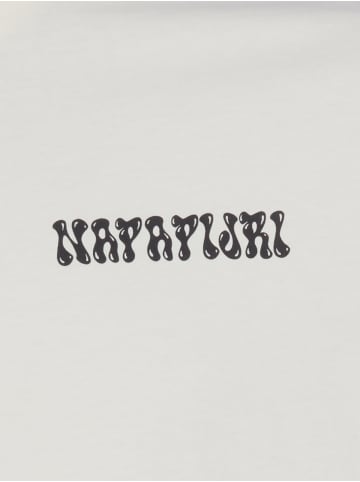 Napapijri T-Shirt Sol in ecru schwarz