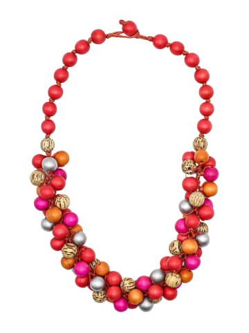 collezione alessandro Kurze Kette " Manila " in rot