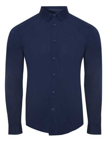 Threadbare Langarmhemd THB LUXE Olly in Navy