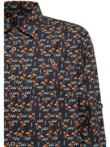 King Kerosin King Kerosin Langarmhemd Foxy in schwarz