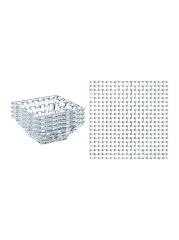 Nachtmann 5er Set Servierplatten Bossa Nova transparent in transparent