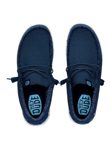 Hey Dude Wally Sport Mesh in Blau