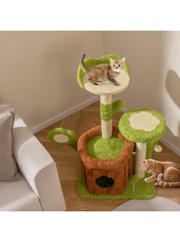 COSTWAY Kratzbaum in Grün