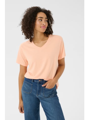 Kaffe T-shirt KAfrida Regular fit in Peach Nectar