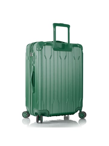Heys Xtrak 4 Rollen Trolley M 66 cm mit Dehnfalte in midnight green