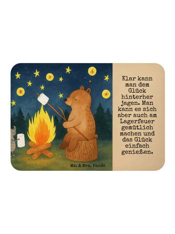 Mr. & Mrs. Panda Kühlschrankmagnet Bär & Marienkäfer Lagerfeuer ... in Weiß