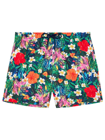 HOM Boxer-Badehose Beach Boxer Peacock in multico print