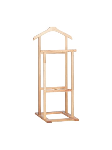 relaxdays Herrendiener in Natur - (B)47 x (H)102 x (T)50 cm