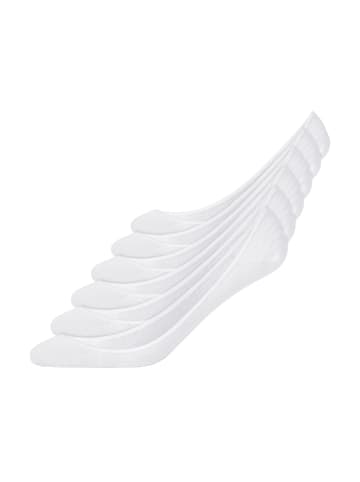SNOCKS Ballerina Socken aus Bio-Baumwolle Weiß 6 Paar