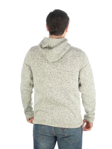 Tom Collins Strickfleecejacke Vazabi in mittelgrau