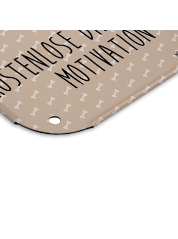 Mr. & Mrs. Panda tafel Hund Kleeblatt mit Spruch in Hundeglück