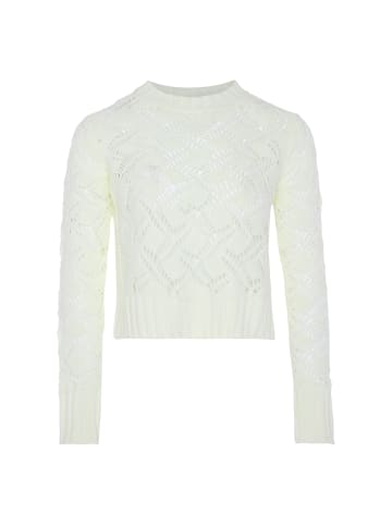 Swirly Damen Sweater in WOLLWEISS