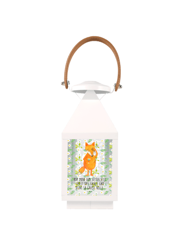 Mr. & Mrs. Panda Laterne Fuchs Lord mit Spruch in Transparent