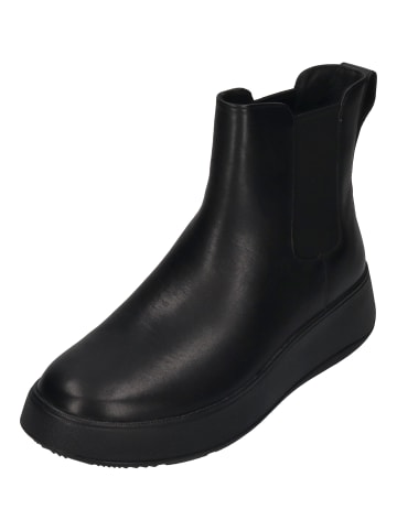 fitflop Chelsea Boots F MODE LEATHER FLATFORM FH4 in schwarz