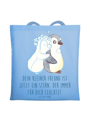 Mr. & Mrs. Panda Tote Bag Trauerbewältigung Haustierverlust mit ... in Sky Blue