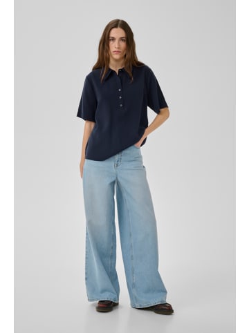 My Essential Wardrobe Kurzarm-Bluse MWMindy Loose fit in Dark Sapphire Blue