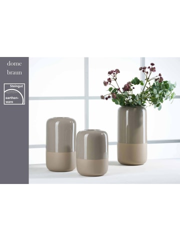 Ritzenhoff & Breker Vase Dome 20 cm in Braun