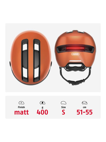 ABUS Fahrradhelm HUD-Y ACE in goldfish orange