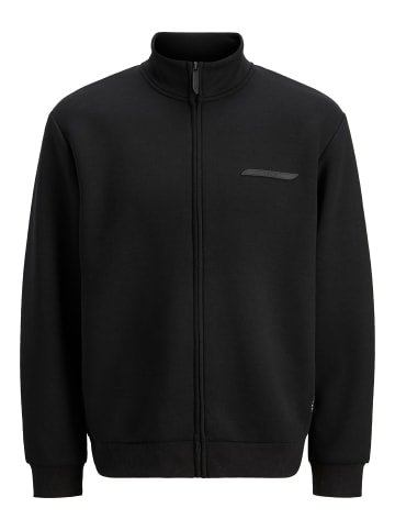 Jack & Jones Sweatshirt mit Reißverschluss in Black