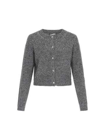 DreiMaster Vintage Women Cardigan in dark grey melange