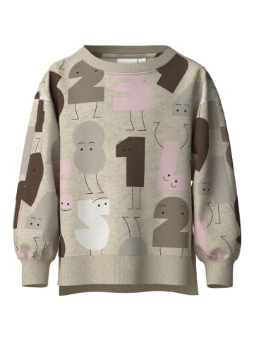 name it Sweatshirt Nmfolydia in peyote melange