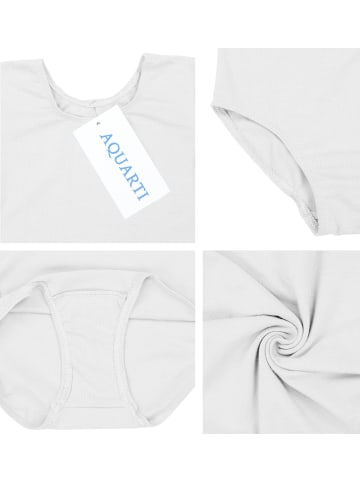 Aquarti Mädchen Body 3/4 Arm in weiß