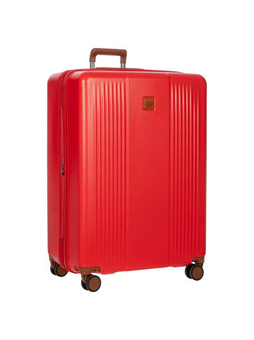 BRIC`s Ferrara - 4-Rollen-Trolley L 77 cm erw. (green) in rot